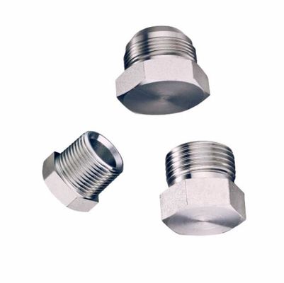 Stainless Steel Hexagonal External Thread Joint with American Conical Thread Plug
