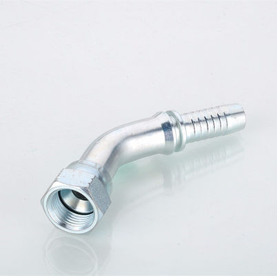Galvanized Sheet Connection Hydraulic Fitting 45 Degree Jic Female for Hose Assembly