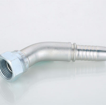 Galvanized Sheet Stainless Steel Hydraulic Hose Fitting Reusable Female 45 Degree Elbow