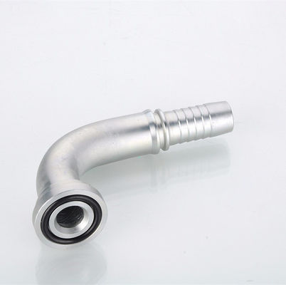 90 Degree SAE Hydraulic Hose Fitting Flange 6000 Psi 87691 Supply with Round Head Type