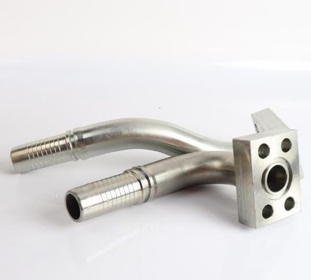 SAE Flange Heavy Series Stainless Steel Material Pipe and Hydraulic Patch Swaged Hose Fitting 87641