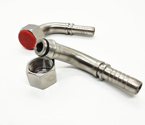Female Connection Metric 90 Degree Internal Thread 24 Degree Cone with O-Ring Seal 20591
