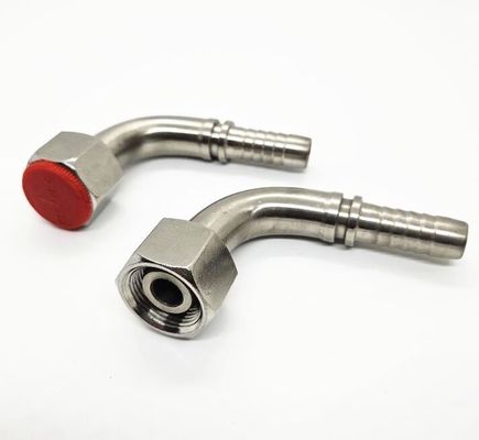 Metric O-Ring Seal Joint Swivel Elbow Hydraulic Hose Fitting 20591 High Temperature