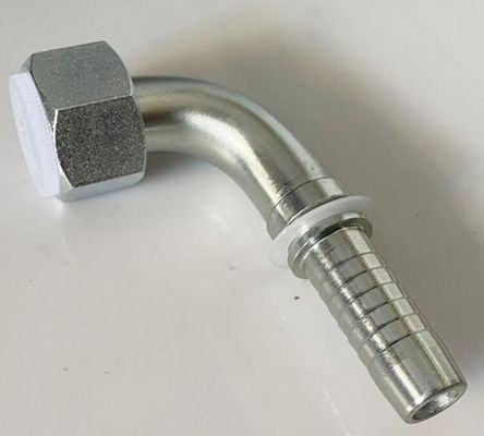 Female Connection Galvanized Sheet 90 Elbow Hydraulic Hose Connectors and Fittings 20491