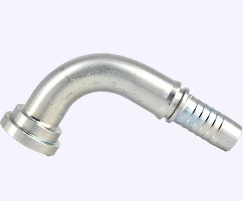 90 Degree SAE Flange 3000 Psi Hydraulic Hose Flange 87391 Series with Round Head Type