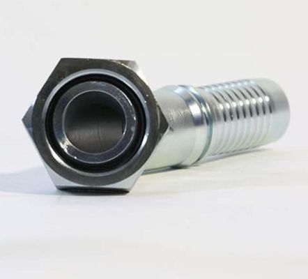 Eaton Parker Orfs Metric 24 deg Cone O-Ring Seal H. T. Hydraulic Hose Fitting 20541 Galvanized Sheet