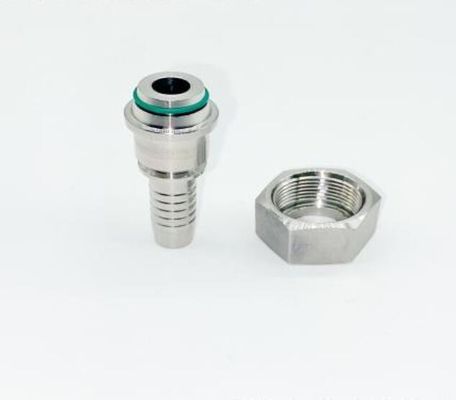 Metric Female Hydraulic Hose Fitting with Stainless Steel and Hexagon Head Type