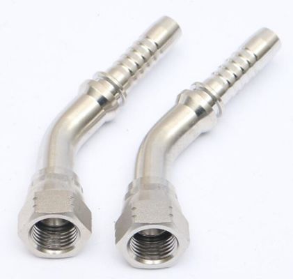 Long Working Life Jic Female 74 Cone Seat Flat Stainless Steel Hose Connector Fittings