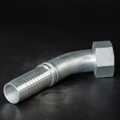 Stainless Steel Hydraulic Elbow Pipe Hose Fittings Metric for Crimping Pressing 20441