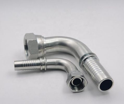 90 Degree Bsp Female 60 Degree Cone Hydraulic Hose Fittings for Pipe Lines Connection