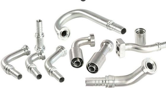 Galvanized Sheet 90 deg Elbow SAE Flange 6000 Psi Hydraulic Pipe Hose Connection Fitting