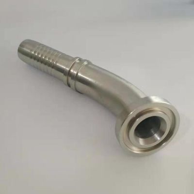 Excavator Fittings Stainless Steel 3000 Psi 90 Degree SAE Fitting Flange for Hydraulic Hose