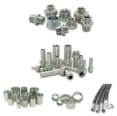OEM Stainless Steel Durable Hydraulic Tube Fitting Hydraulic Hose Fitting Assembly Ferrule Nut