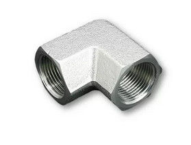 90 Degree Elbow Tee Fitting BSPT Female Stainless Steel Hydraulic Adapter 7t9 NPT Thread Fitting